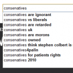 YouTube Suggests Conservatives may be ignorant morons