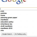 Conservatives Google Search Suggestions During the 2010 UK Election